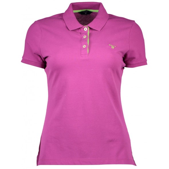 Polo majica Gant - vijolična