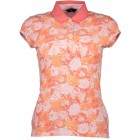 Polo majica Gant - oranžna z vzorcem