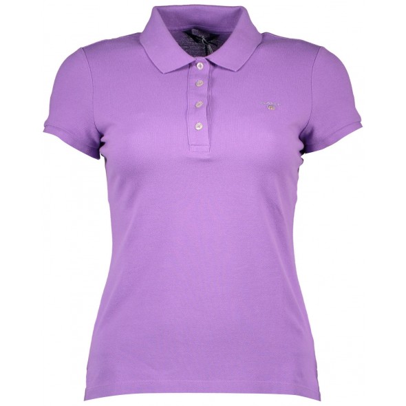 Polo majica Gant - vijolična