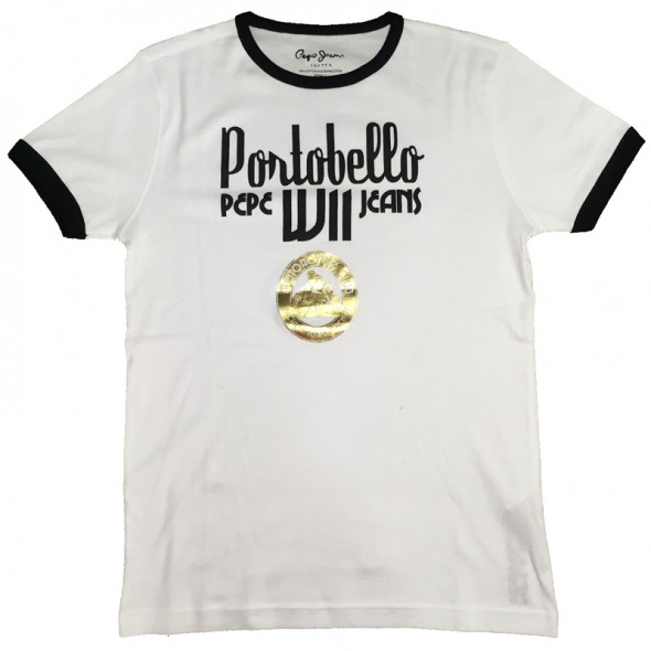 Majica s kratkimi rokavi Pepe Jeans - bela Portobello