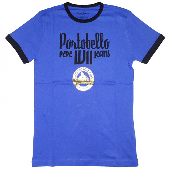 Majica s kratkimi rokavi Pepe Jeans - svetlo modra Portobello